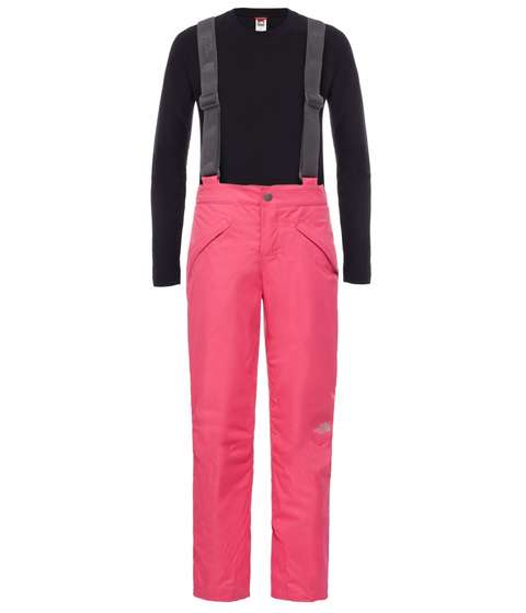 Pembe Snowquest Suspender Çocuk Pantolonu T0CRV1HBU