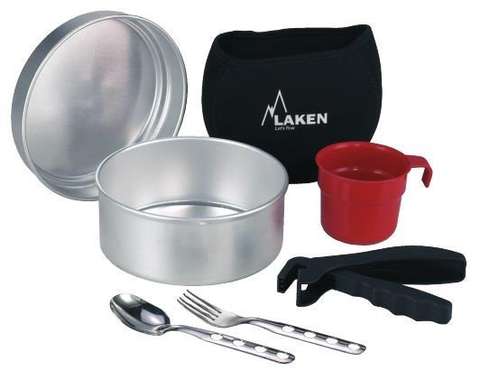 Tek Renk Alüminyum Bir Kişilik Pişirme Seti+Nprn Kılıflı Ø17cm LK1011FN
