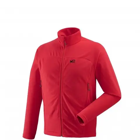 Kırmızı Vector Grid Full Zip Erkek Tam Fermuar Polar Kırmzı MIV8019 0335