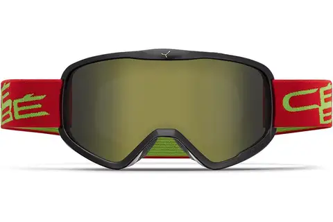 Siyah RAZOR L Mat Black Red Lime Dark Grey Flash Gold Cat.3 Kayak Gözlüğü