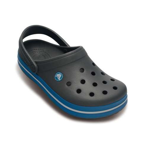 Tek Renk Crocband Comfortable Clogs CR0007-07W Gri-Mavi