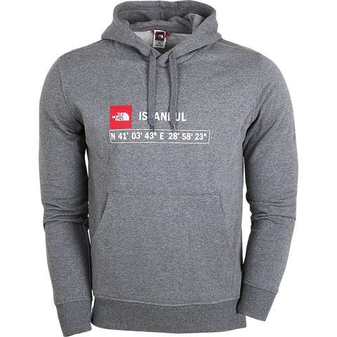 Gri Erkek GPS HOODIE ISTANBUL NF0A7ZC1DYY1
