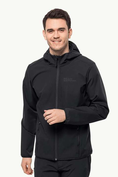 Siyah BORNBERG HOODY M SoftShell Erkek Ceket JCK1307471-6000
