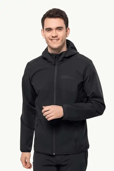 Siyah BORNBERG HOODY M SoftShell Erkek Ceket JCK1307471-6000