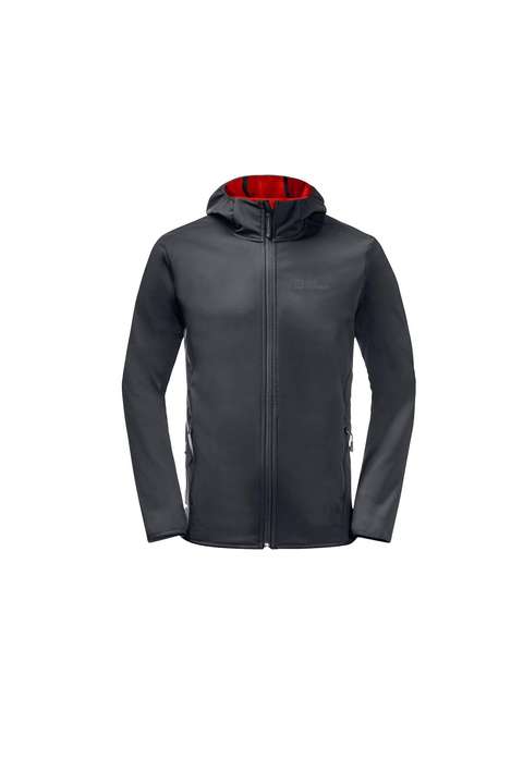 Antrasit BORNBERG HOODY M Erkek Softshell Ceket JCK1307471-JCK.6350