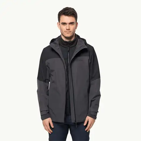 Siyah GLAABACH 3IN1 JKT M Erkek Ceket JCK1115291-JCK6000