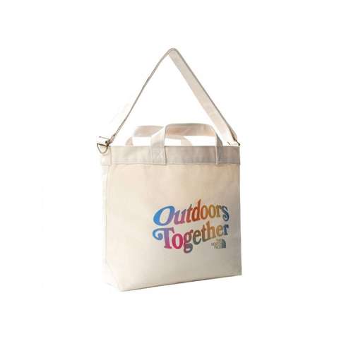 Krem ADJUSTABLE COTTON TOTE Çanta NF0A81BRIX91