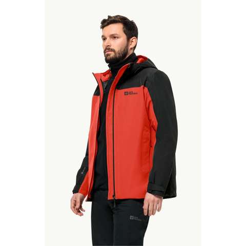 Kırmızı Jack Wolfskın TAUBENBERG 3IN1 JKT M Erkek Mont JCK1115311-2193