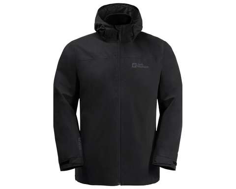 Siyah Jack Wolfskın TAUBENBERG 3IN1 JKT M Erkek Mont JCK1115311-6001