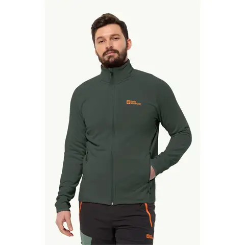 Siyah Jack Wolfskın BAISELBERG FZ M Erkek Polar Ceket JCK1711381-4161