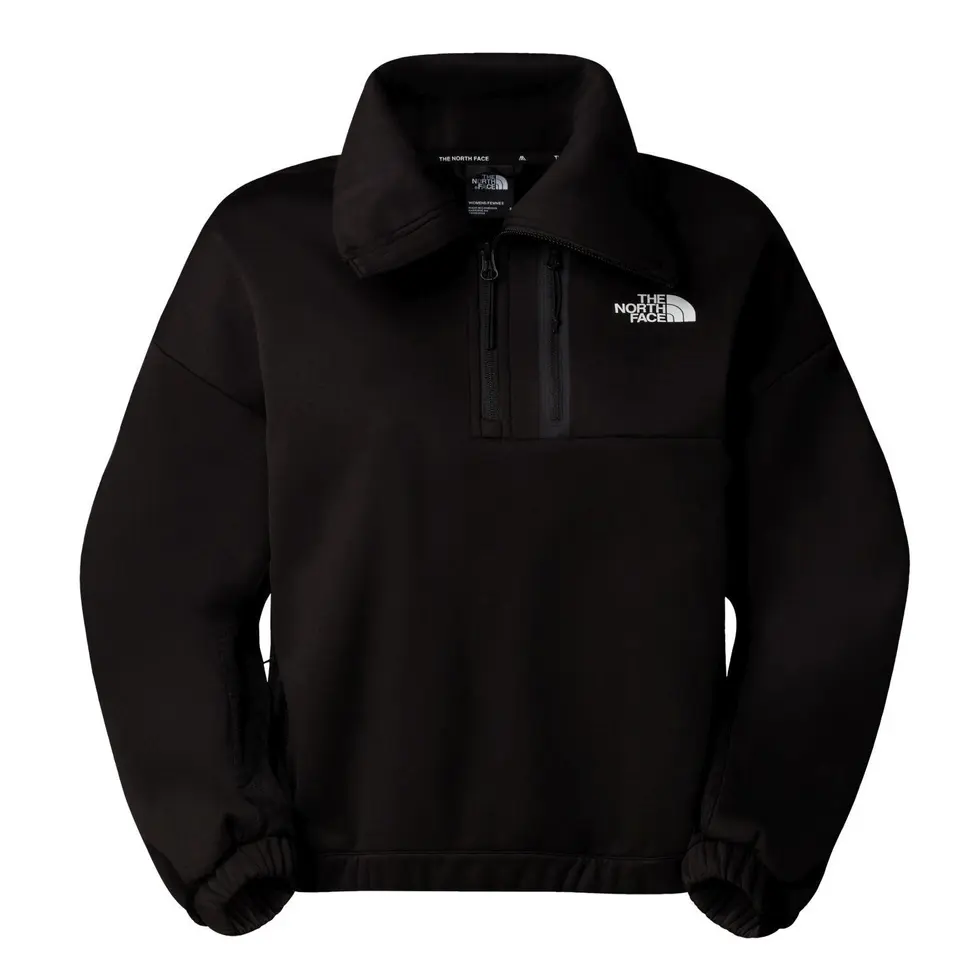 W MA FLEECE INTEREST 1/4 ZIP Kadın Tişört