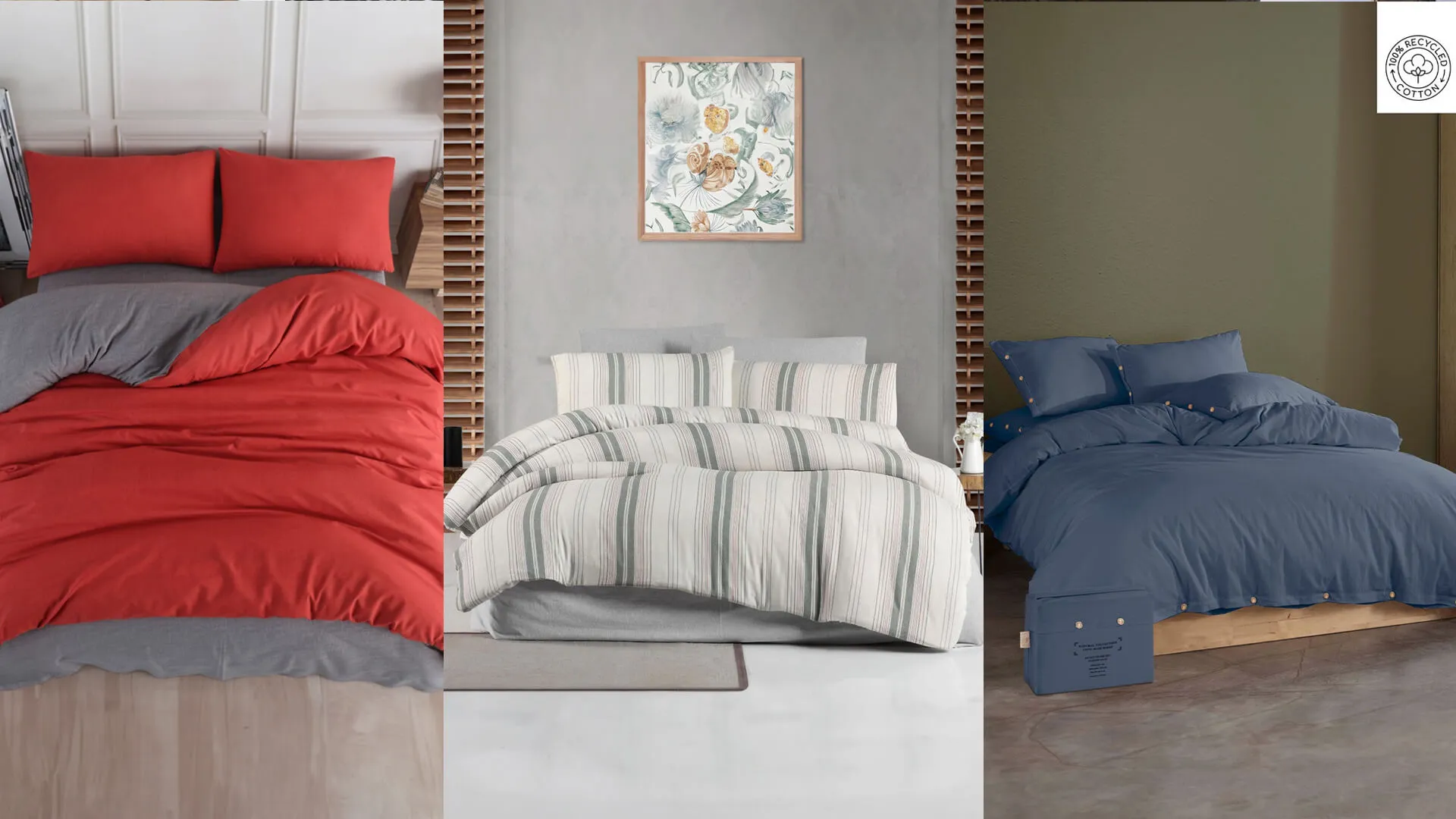 ranforce percale ve saten nevresimler