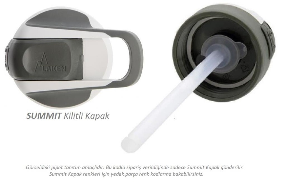 Summit Şişe Yeşil-Beyaz Kapak