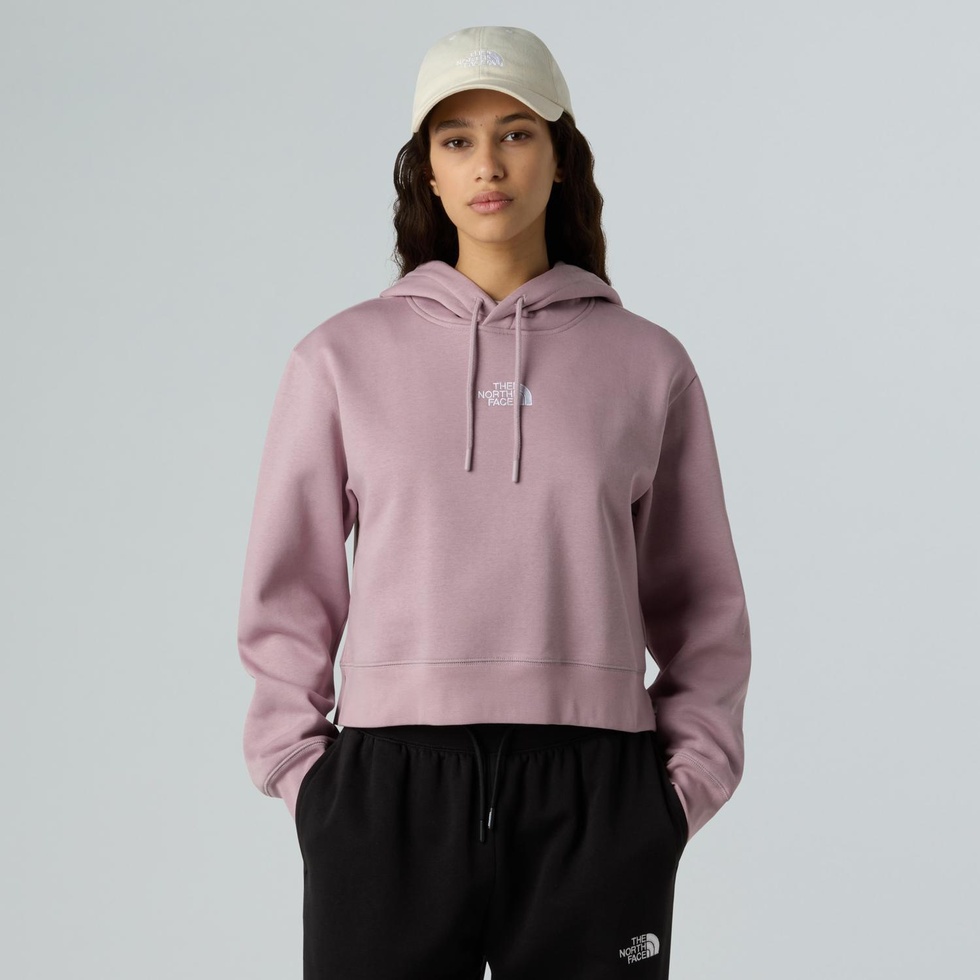Kadın Essentıal Crop Hoodıe Sweatshirt Nf0A89Exd2Q1