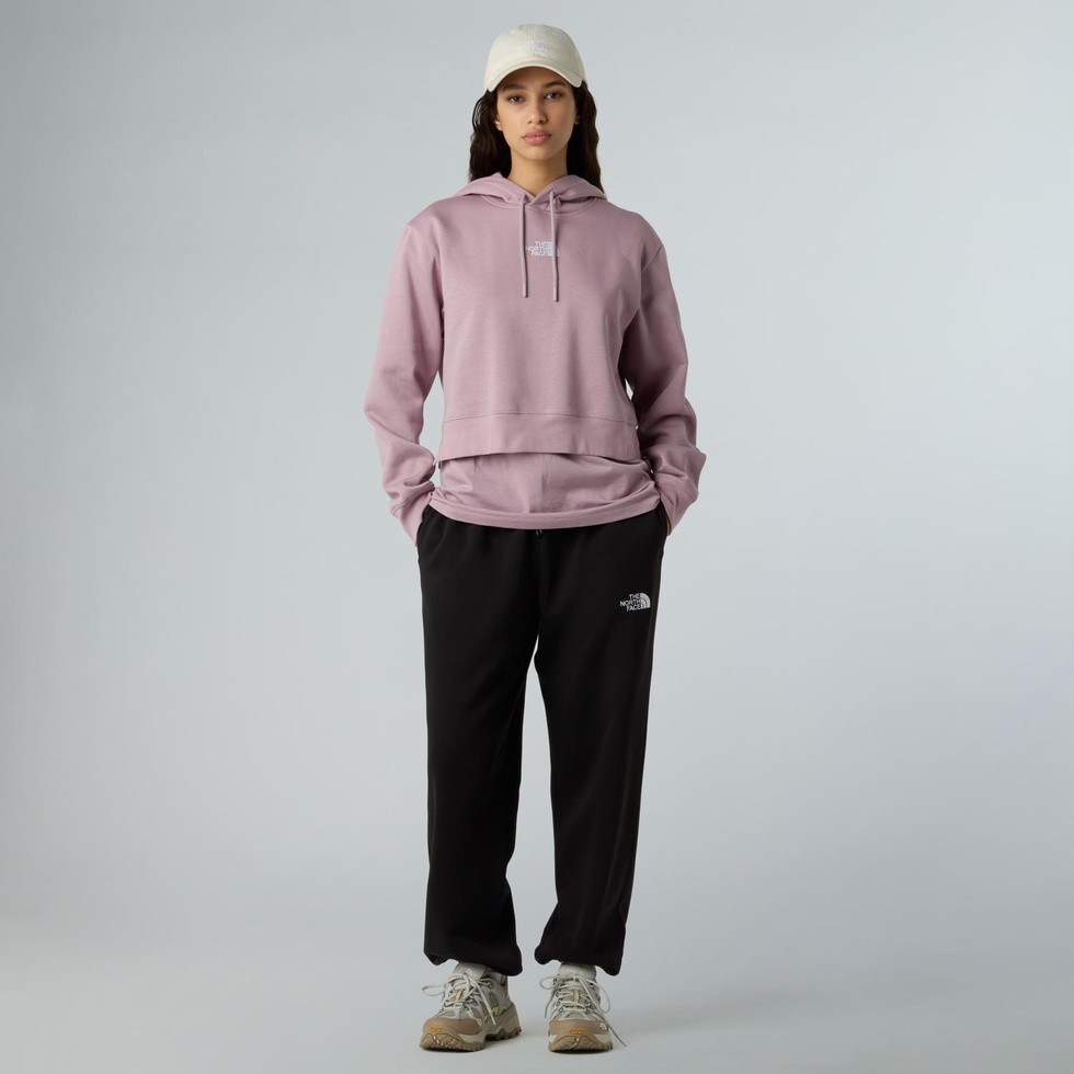 Kadın Essentıal Crop Hoodıe Sweatshirt Nf0A89Exd2Q1