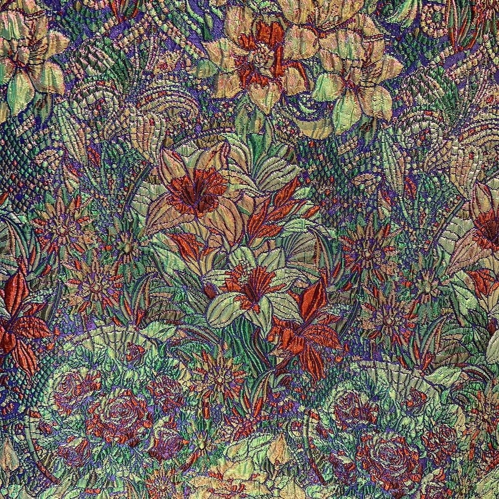 Simli Brokar Kumaş 5597 Mor 01