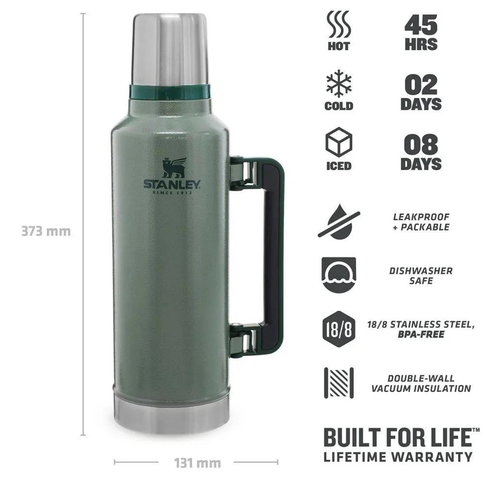 2QT CLASSIC Termos BTL H.GREEN -EU