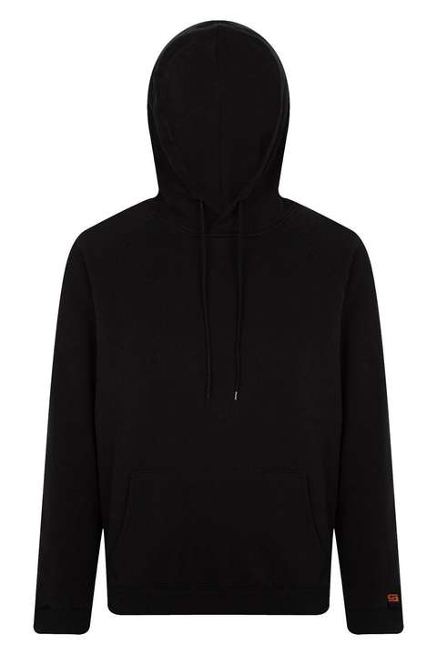 Siyah Kapüşonlu Erkek Basic Sweatshirt SPF101232316902
