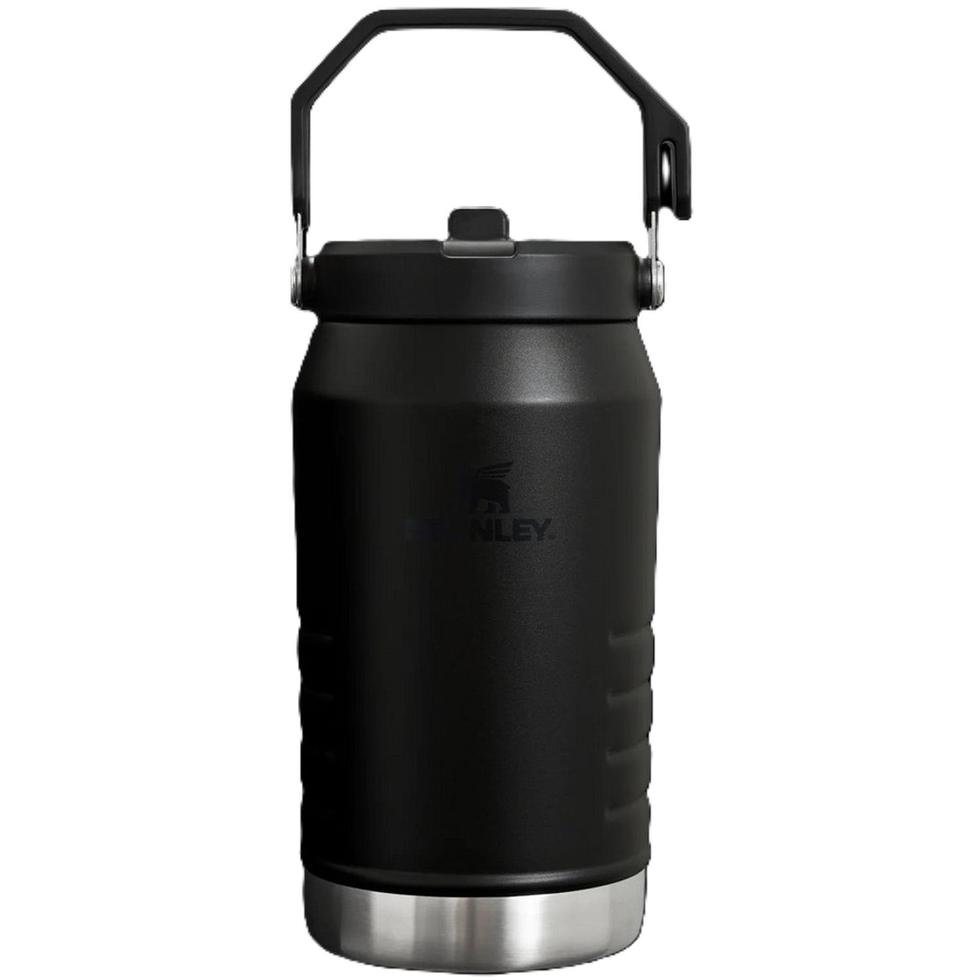 The IceFlow Flip Straw 2.0 Jug 1.90L / 64oz Black 2.0