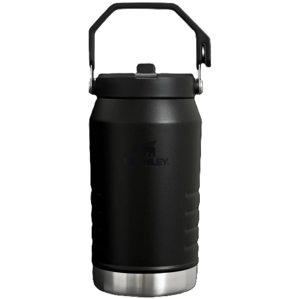 The IceFlow Flip Straw 2.0 Jug 1.90L / 64oz Black 2.0