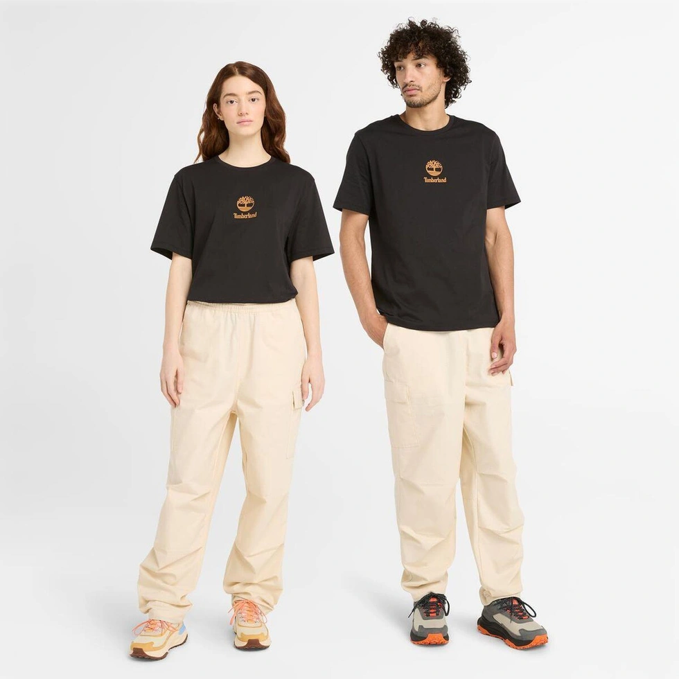Print Stack Logo Short Sleeve Tee Erkek Tişört