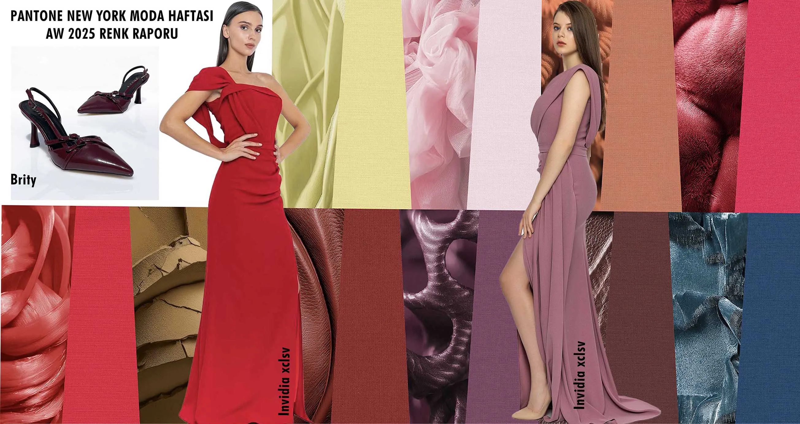 Pantone Londra Moda Haftası AW 2025 Renk Raporu